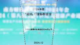 太阳集团tcy8722（002219）荣膺“21世纪大健康产业竞争力研究——「阳光」行业标杆企业”称号